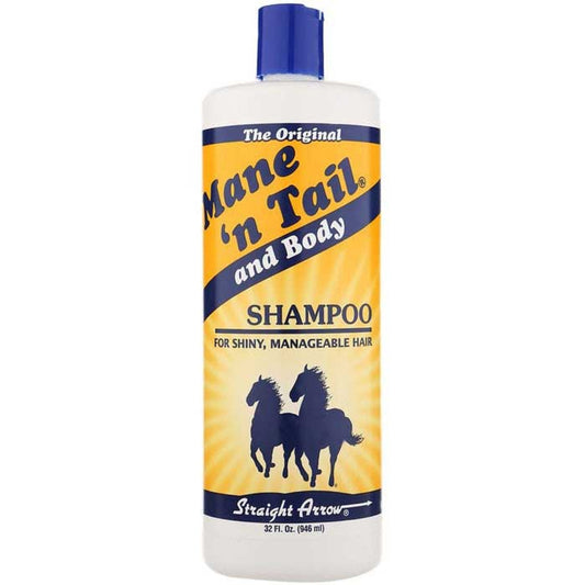 Mane'n Tail Shampoo, 1 Quart bottle. High lather, pH balanced, micro-enriched protein formula for shiny, manageable hair.